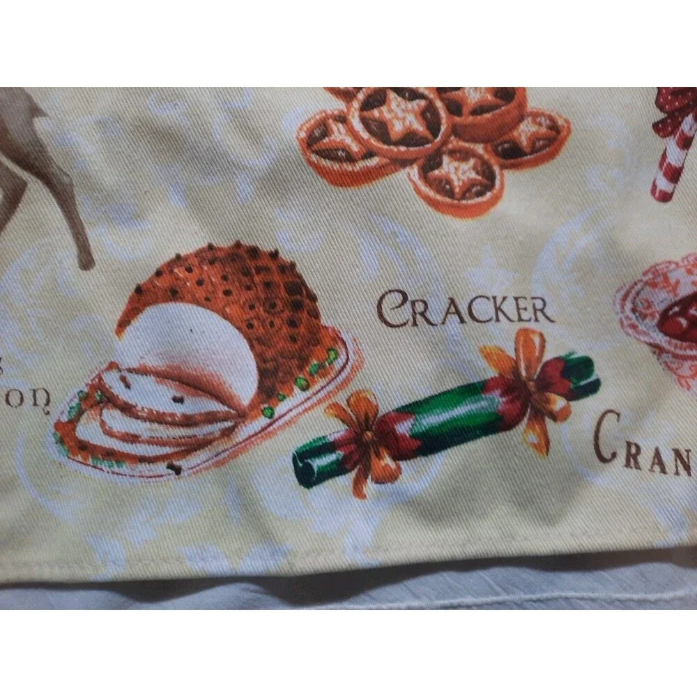 NWT Kitchen Chic “Marry Christmas” Adjustable Christmas Theme Apron